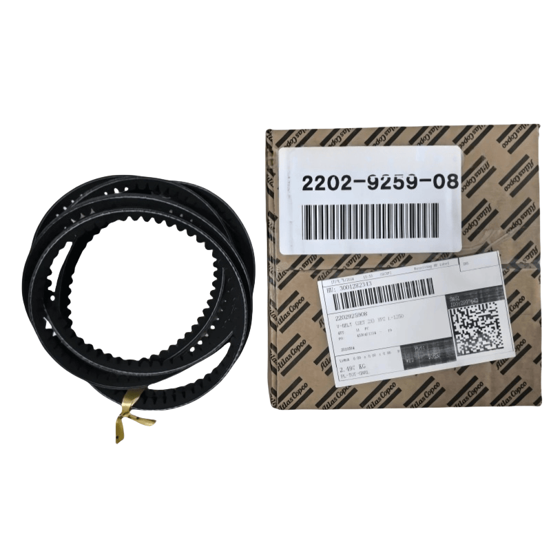 2202925908 Atlas Copco V-Belt (2x Set) XPZ L = 1250 AC olajhoz injektált csavarkompresszor eredeti