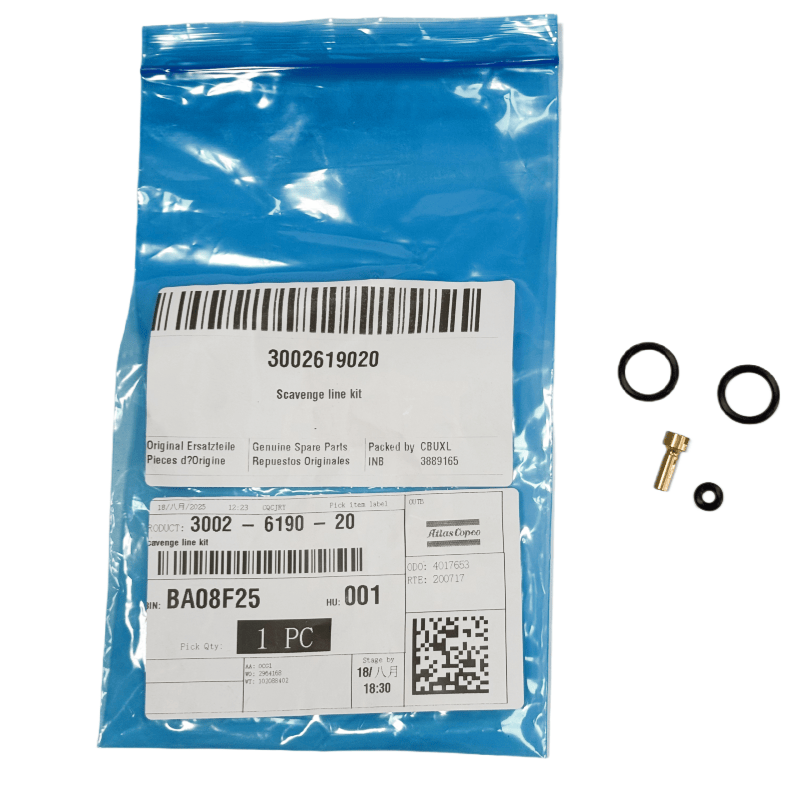 3002619020 Atlas Copco Air Compressor Scavenge Line készlet