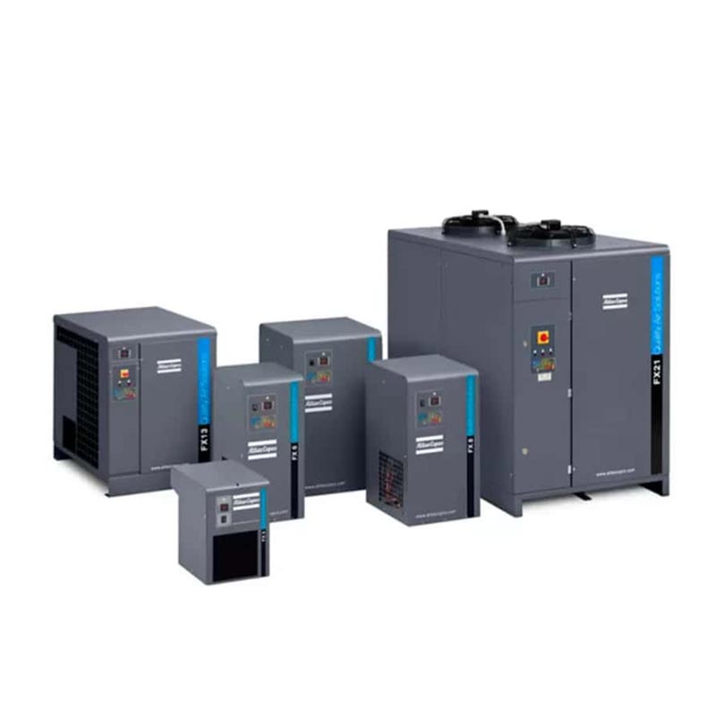 Atlas Copco F285 hűtőközeges légszárító 17,1 M3 percenként Eredeti ipari sűrített levegős szárító 16 bar