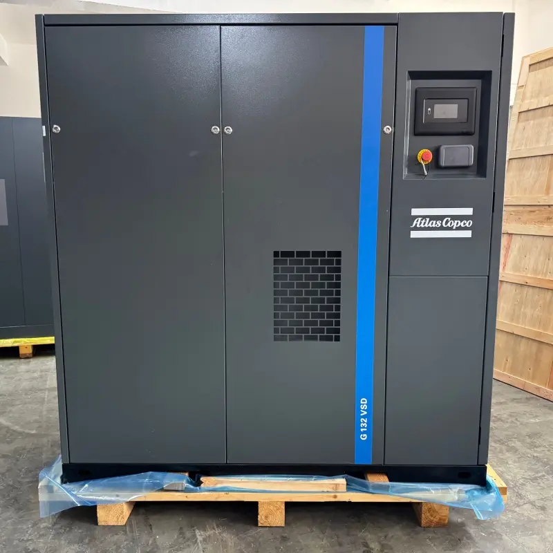 Atlas Copco G132VSD olajbefecskendezéses csavarkompresszor 400V 50HZ változó sebességű hajtás