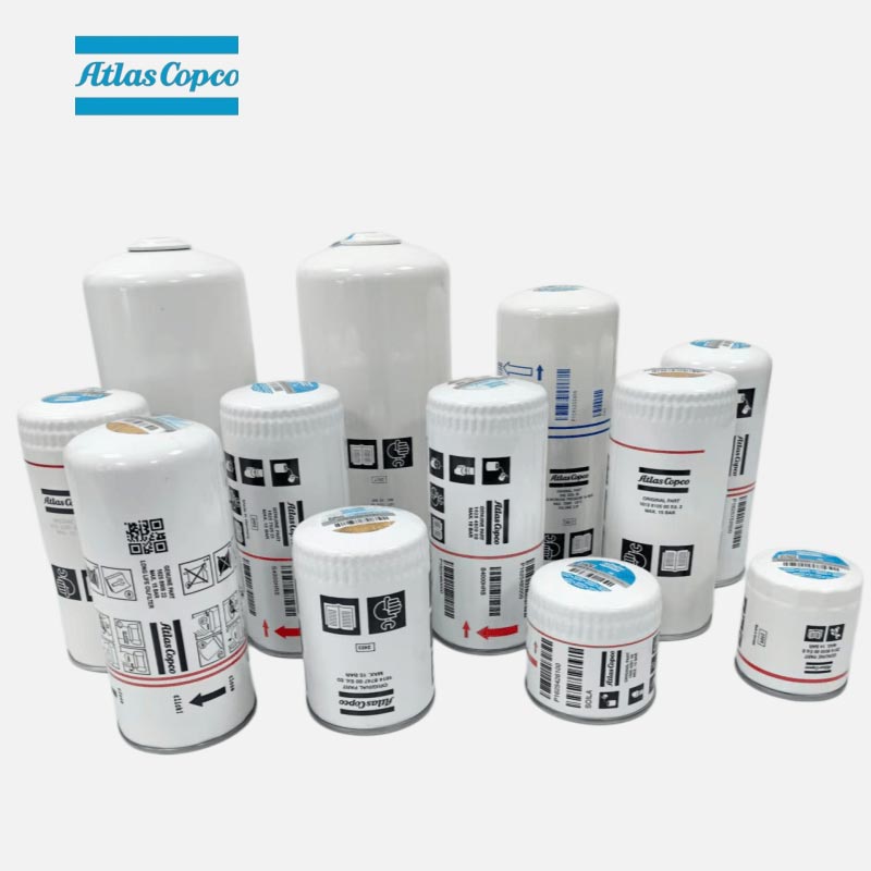 Atlas Copco Pótalkatrészek Eredeti Eredeti 161487499 1614874700 Olajszűrő ipari légkompresszorhoz